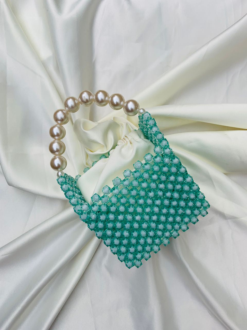 Minty Beads Bag